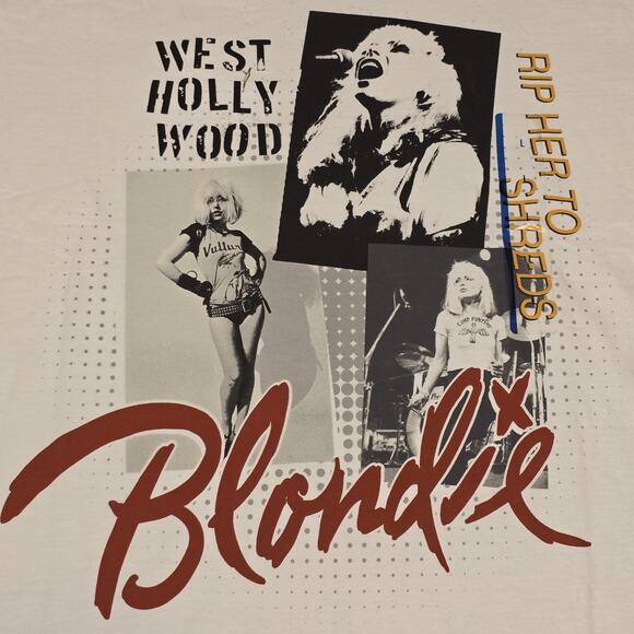 Blondie "West Hollywood" vintage-style graphic t-shirt Women's Large NWT - Picture 5 of 6